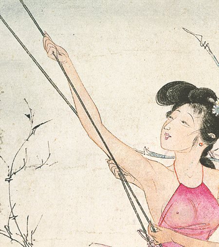 武强-胡也佛的仕女画和最知名的金瓶梅秘戏图